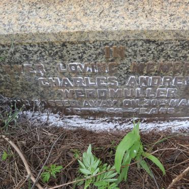 WERDMULLER Charles Andrew -1916 