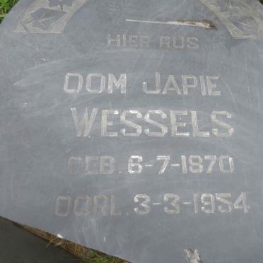 WESSELS Japie 1870-1954