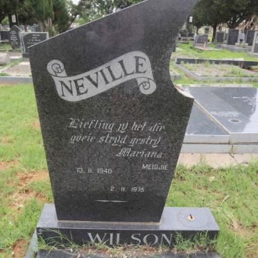 WILSON Neville 1940-1975