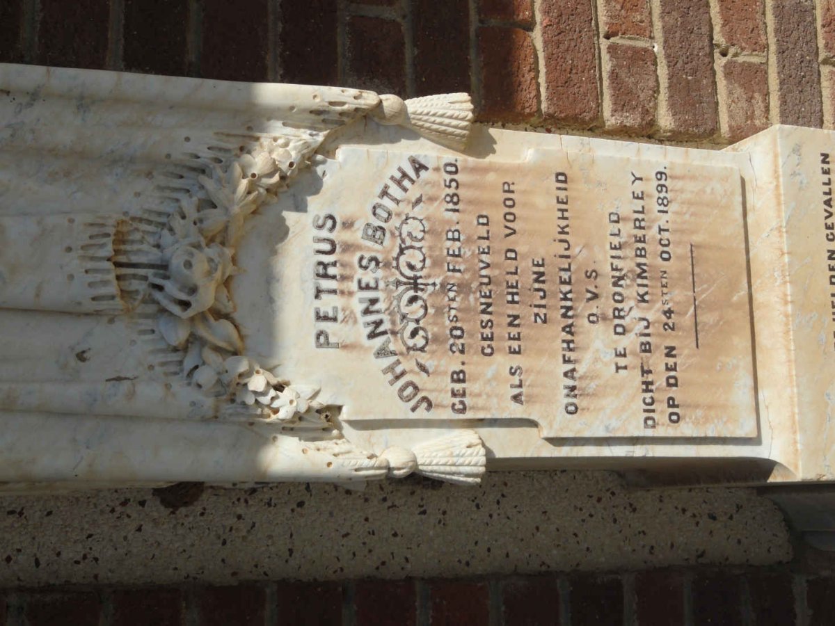 BOTHA Petrus Johannes 1850-1899