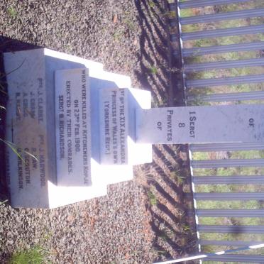 3. Alexandra Princes of Wales Own Yorkshire Regt. -1900