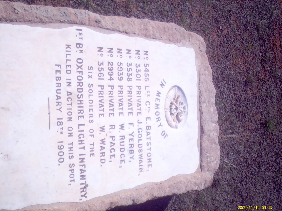 5. 1st. Bn.Oxfordshire Light Infantry