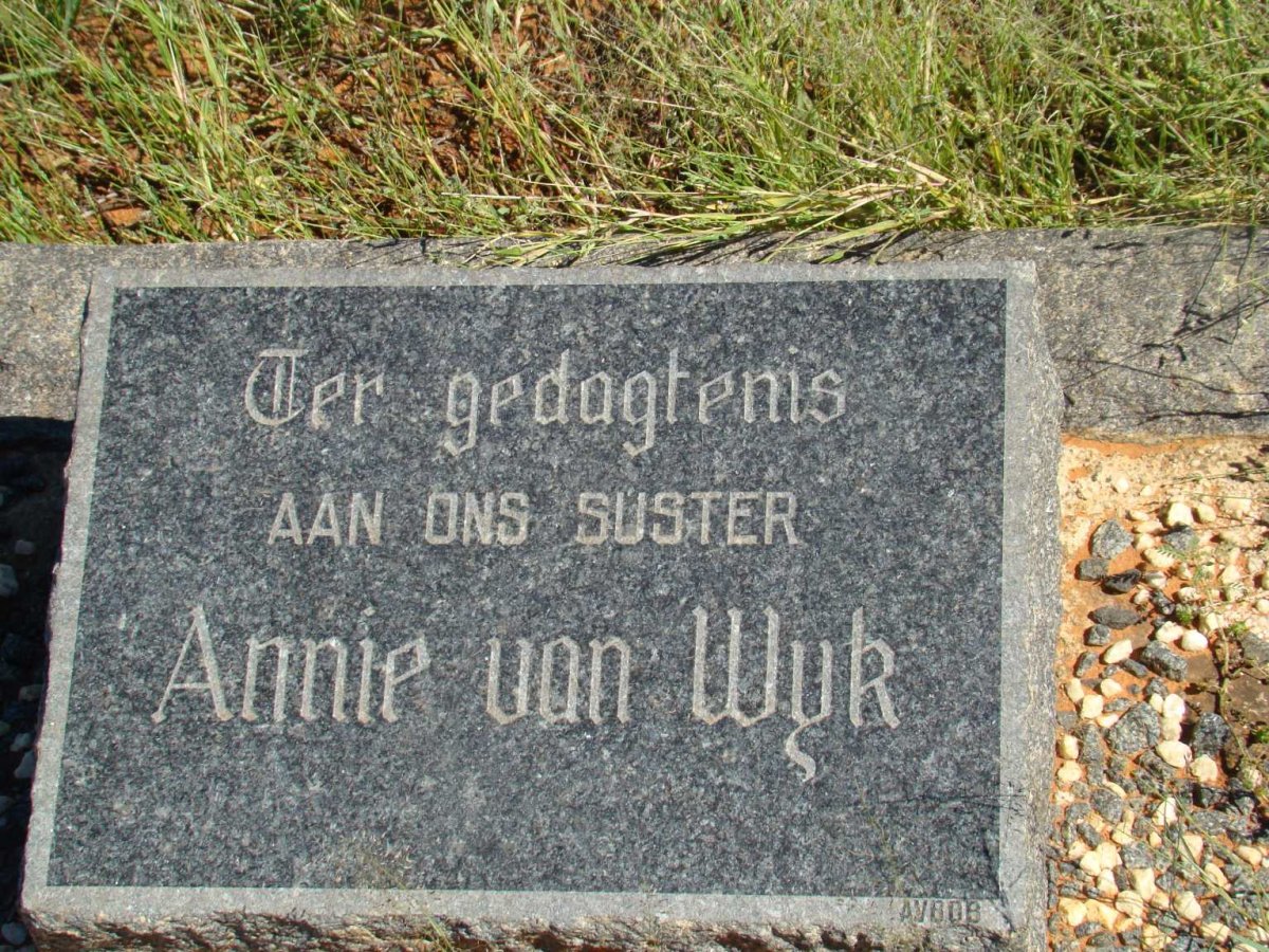 WYK Annie, van