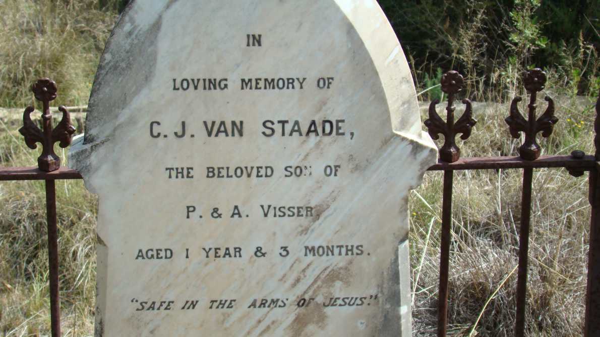 VISSER C.J. Van Staade