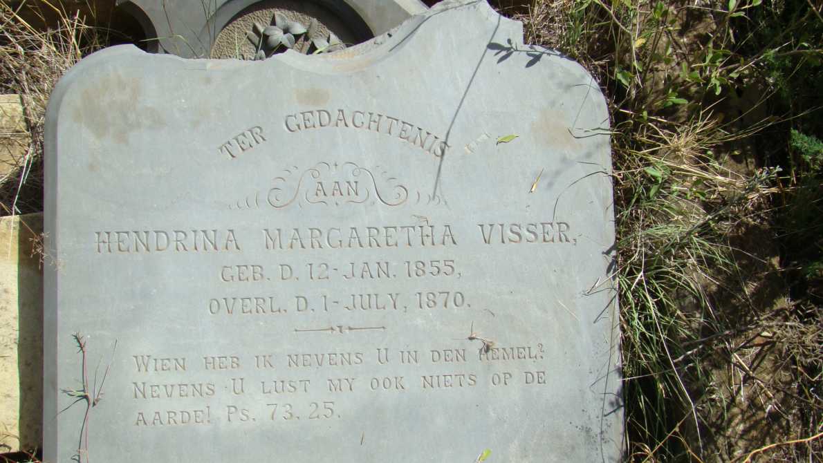 VISSER Hendrina Margaretha 1855-1870