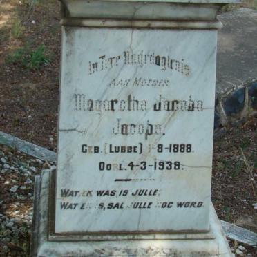 JACOBS Magaretha Jacoba 1888-1939