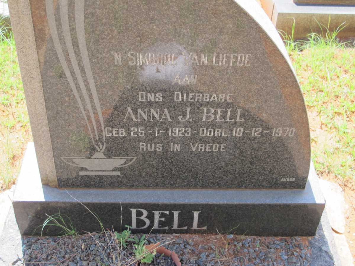 BELL Anna J. 1923-1970