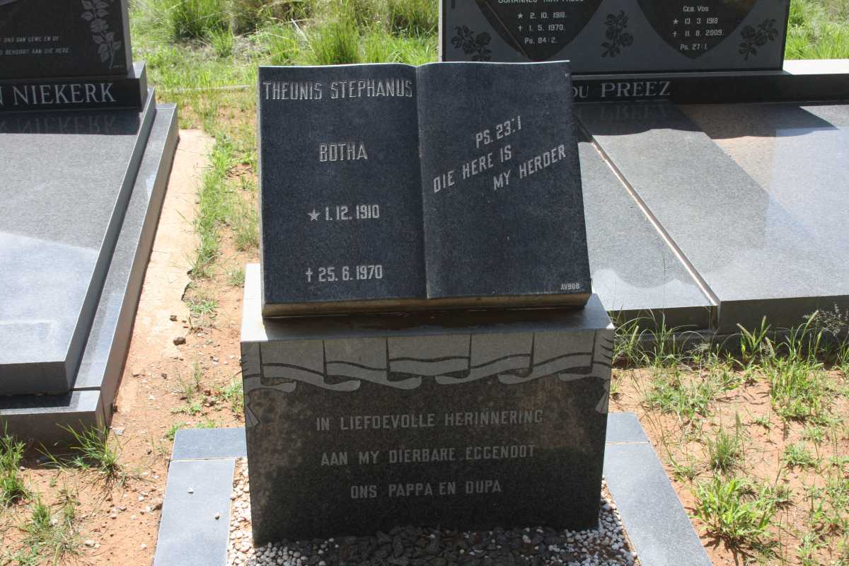BOTHA Theunis Stephanus 1910-1970