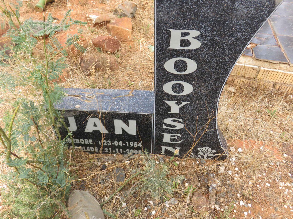 BOOYSEN Jan 1954-2008