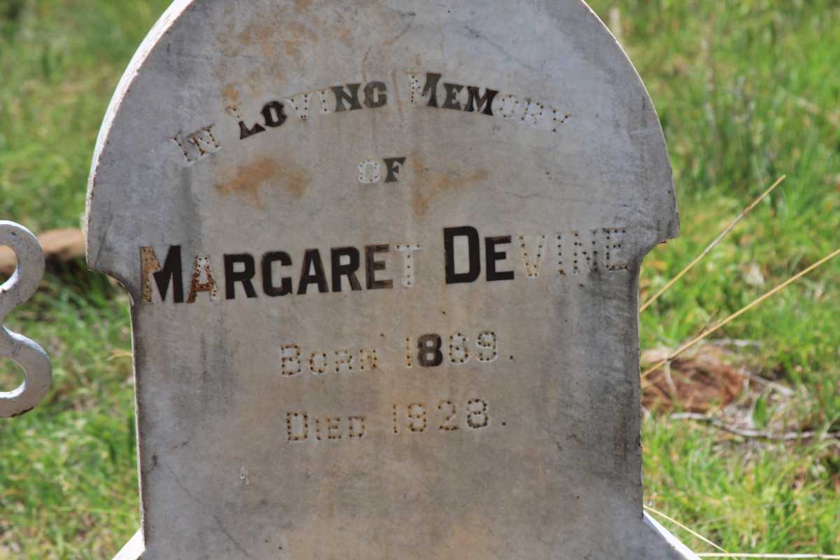 DEVINE Margaret 1889-1928