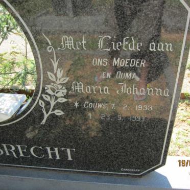 ENGELBRECHT Jacobus Paulus 1929-1987 &amp; Maria Johanna GOUWS 1933-1993