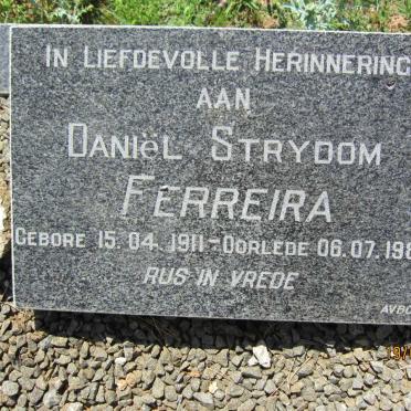 FERREIRA Daniel Strydom 1911-1987