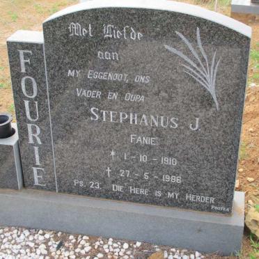 FOURIE Stephanus J. 1910-1986