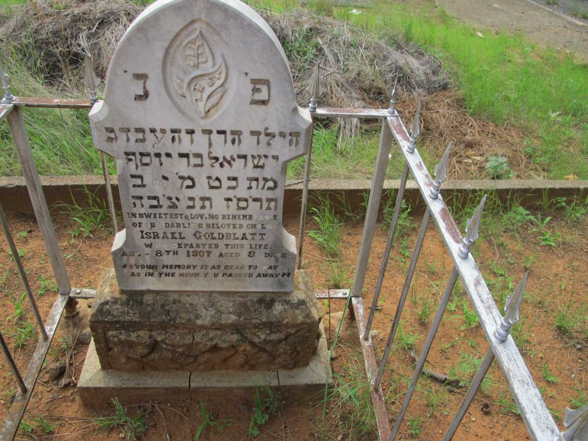 GOLDBLATT Israel -1907