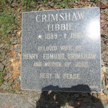 GRIMSHAW Tibbie 1899-1988 