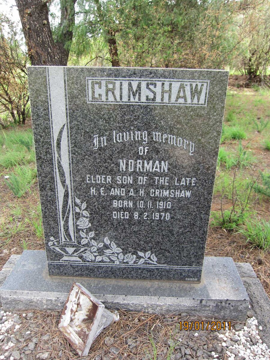 GRIMSHAW Norman 1910-1970