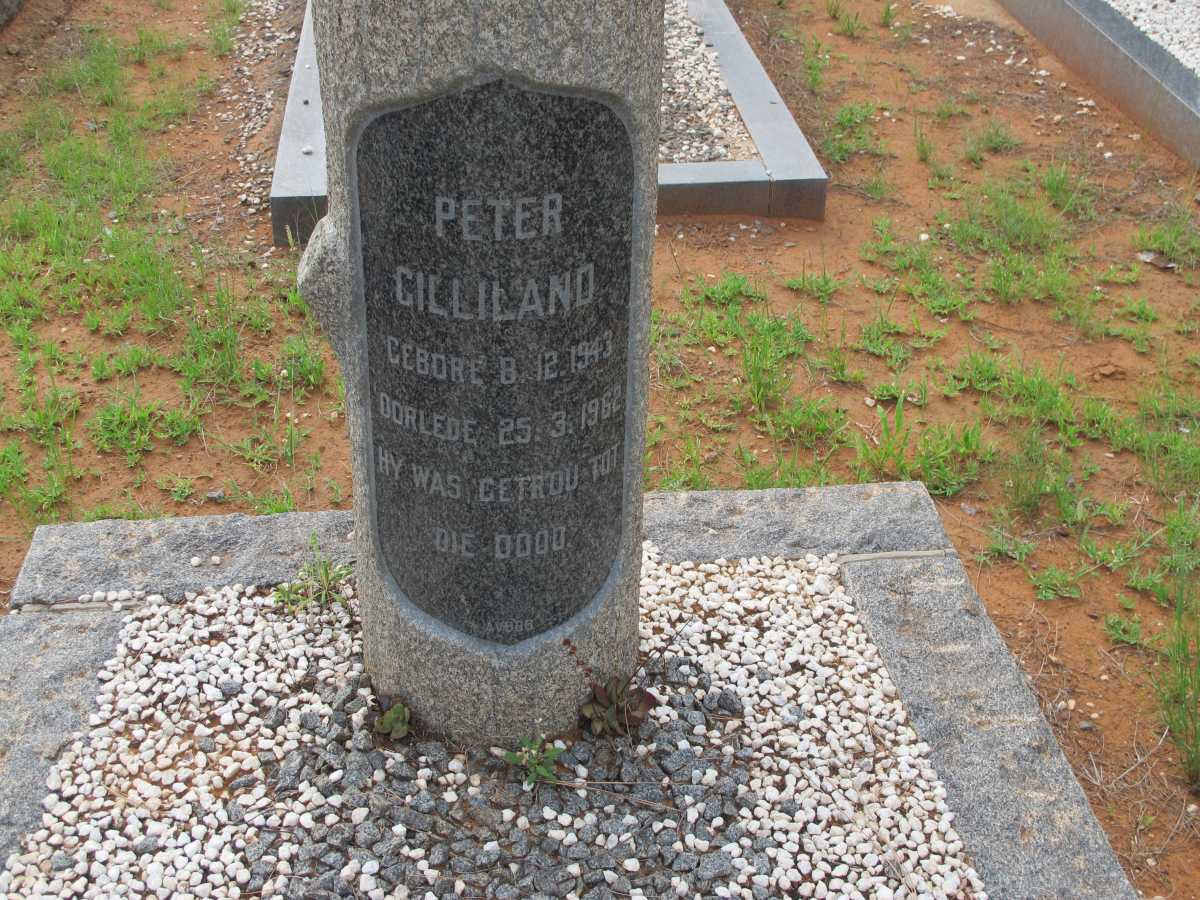 GILLILAND Peter 1943-1962