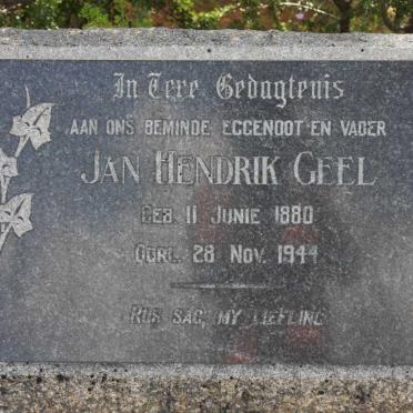 GEEL Jan Hendrik 1880-1944