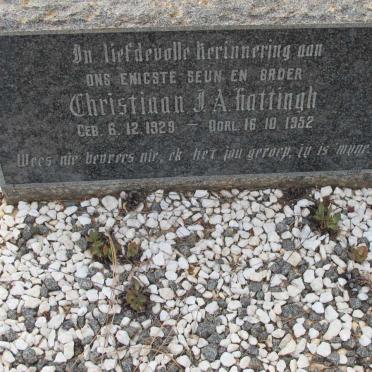 HATTINGH Christiaan J.A. 1929-1952