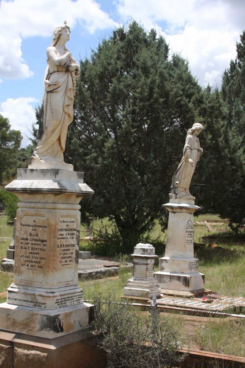 HAMMAN Johanna Lephina 1893-1906 :: HERTZOG Christina Gertina nee VISSER 1859-1913