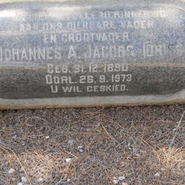 JACOBS Johannes A. 1890-1973