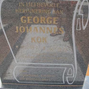 KOK George Johannes 1932-2007