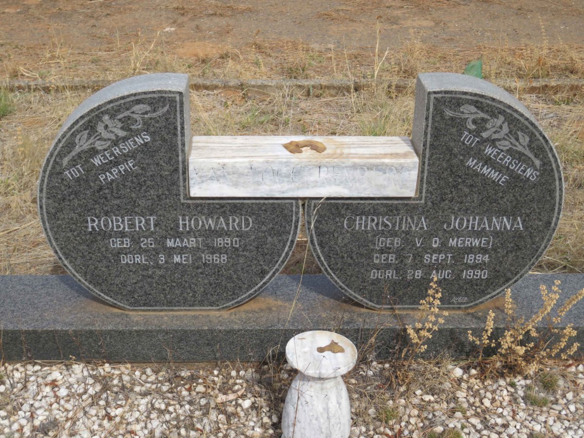 LOGGERENBERG Robert Howard, van 1890-1968 &amp; Christina Johanna V.D. MERWE 1894-1990