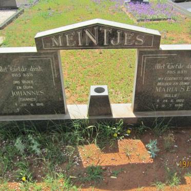 MEINTJES Maria S.E. 1922-1992