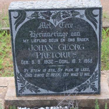 PRETORIUS Johan Georg 1932-1955