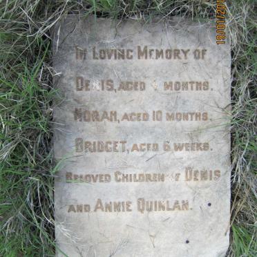 QUINLAN Denis :: QUINLAN Norah :: QUINLAN Bridget