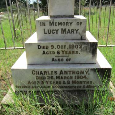 REID Lucy Mary -1902 :: REID Charles Anthony -1904