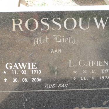 ROSSOUW Gawie 1910-2006 &amp; L.C. 1897-1978