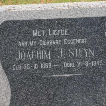 STEYN Joachim J. 1869-1949
