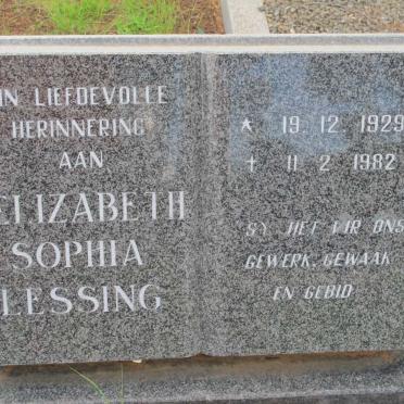SLABBERT Elizabeth Sophia Lessing 1929-1982