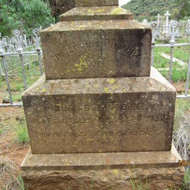 THORNE Elizabeth -1904