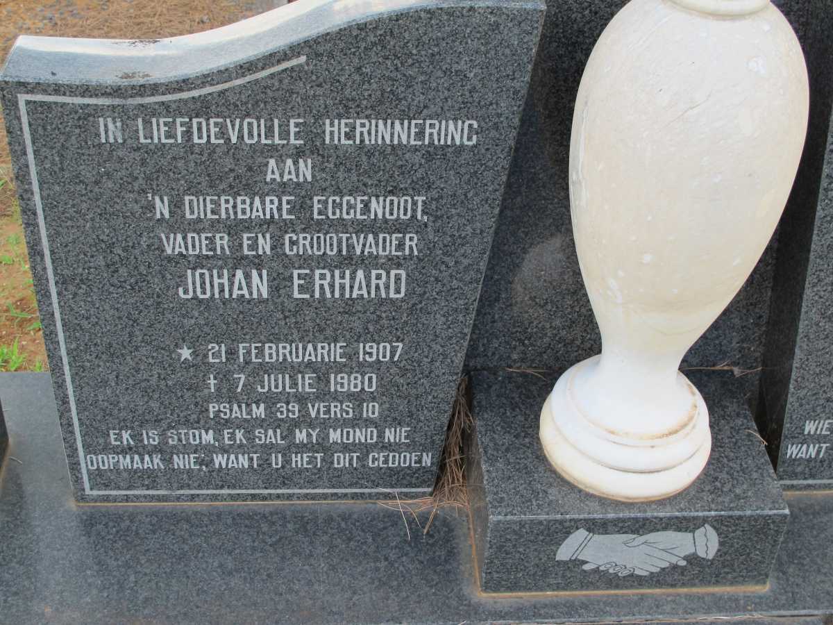 TOIT Johan Erhard, du 1907-1980