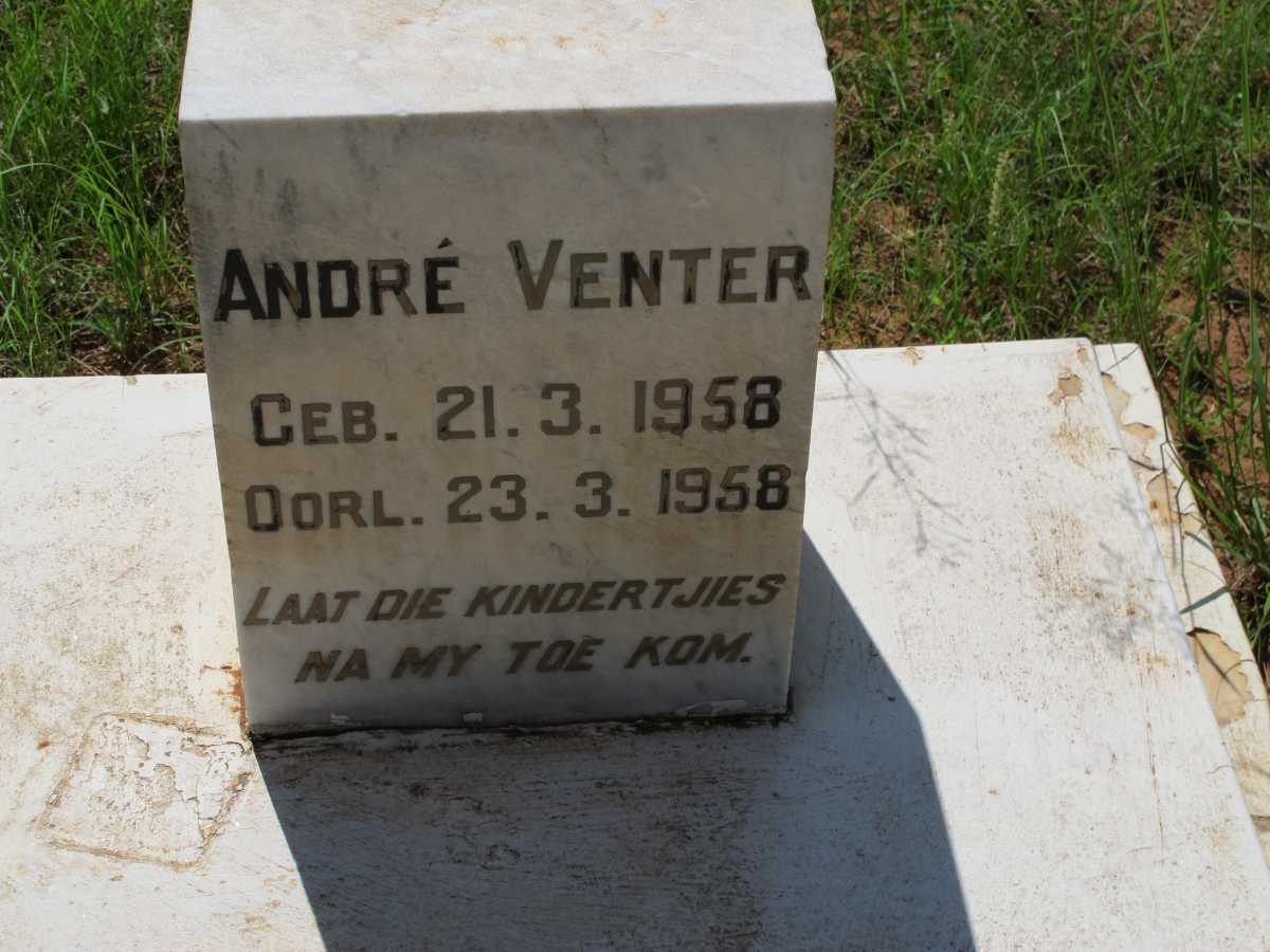 VENTER Andre 1958-1958