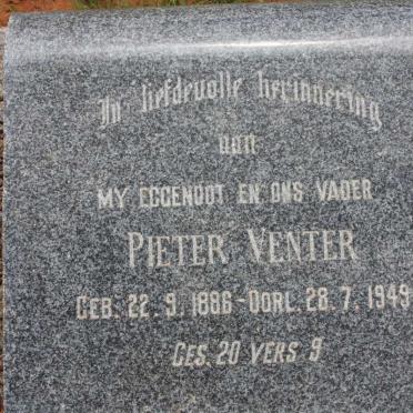 VENTER Pieter 1886-1949