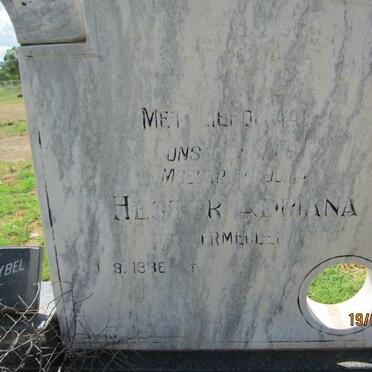 WALT Tjaart Hendrik, van 1932-1988 &amp; Hester Adriana ? 1936-