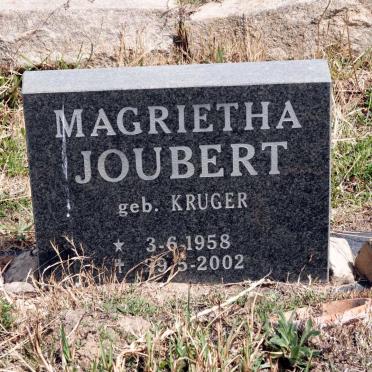 JOUBERT Magrietha nee KRUGER 1958-2002
