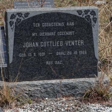 VENTER Johan Gottlieb 1891-1966