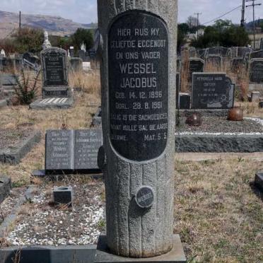 WESSELS Wessel Jacobus 1896-1961