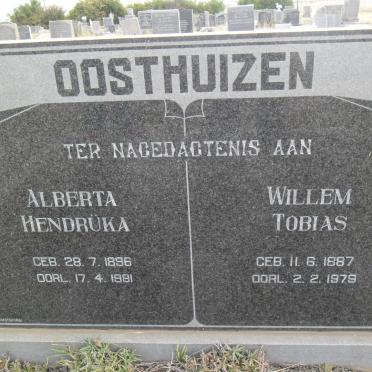 OOSTHUIZEN Willem Tobias 1887-1979 &amp; Alberta Hendruka 1896-1981