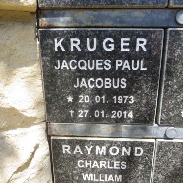 KRUGER Jacques Paul Jacobus 1973-2014