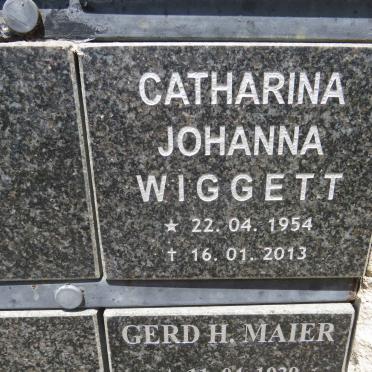 WIGGETT Catharina Johanna 1954-2013