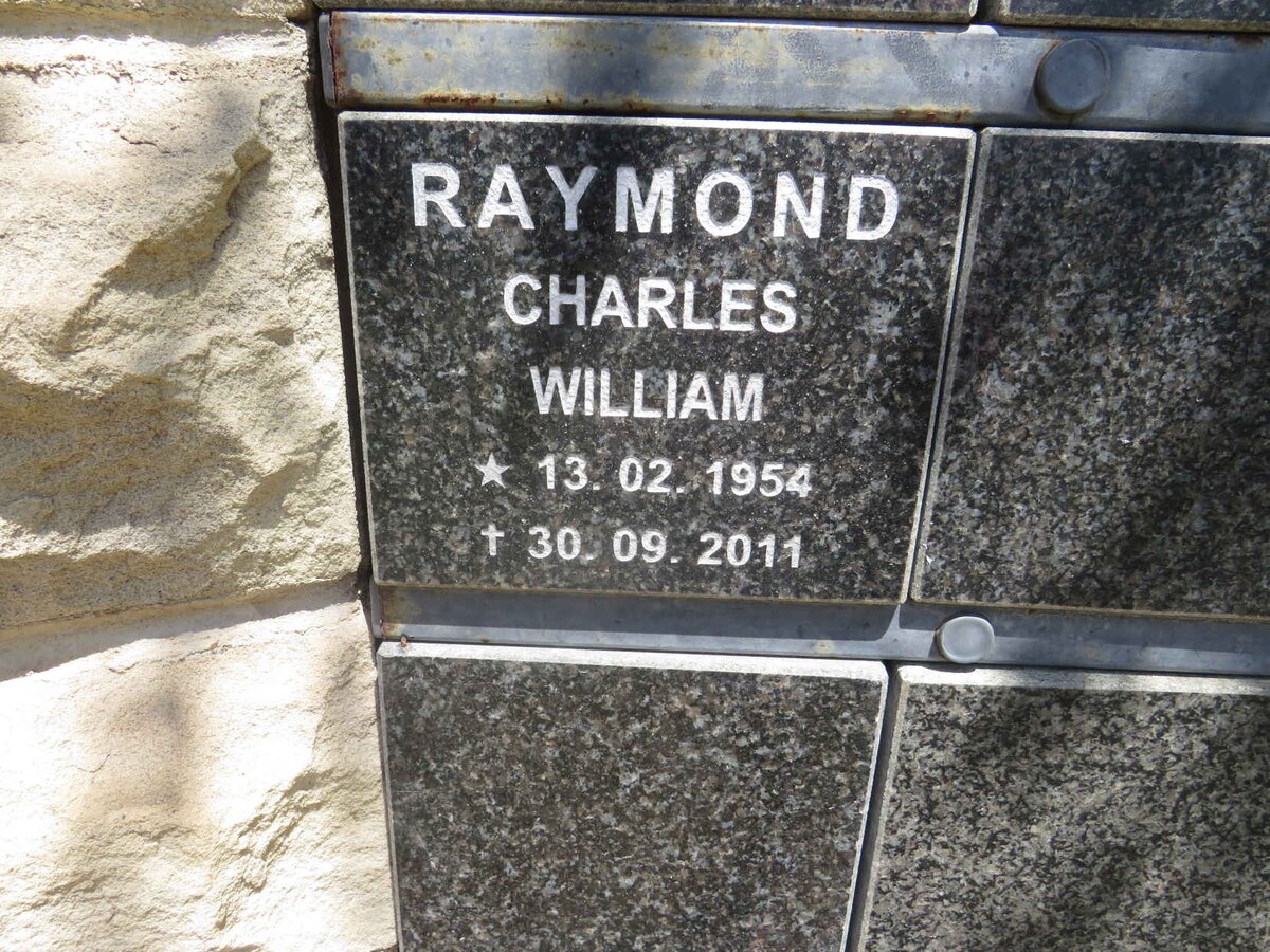 RAYMOND Charles William 1954-2011