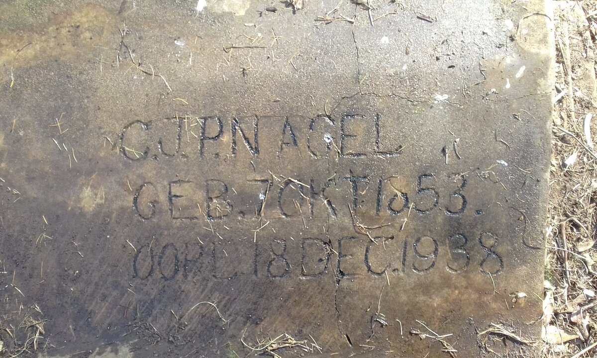 NAGEL C.J.P. 1853-1938