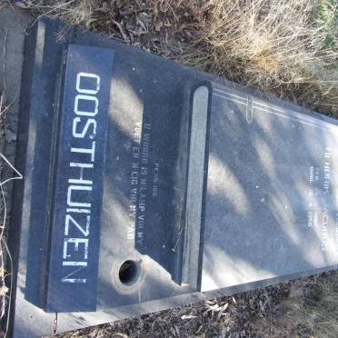 OOSTHUIZEN Hendrik Jacobus 1882-1966