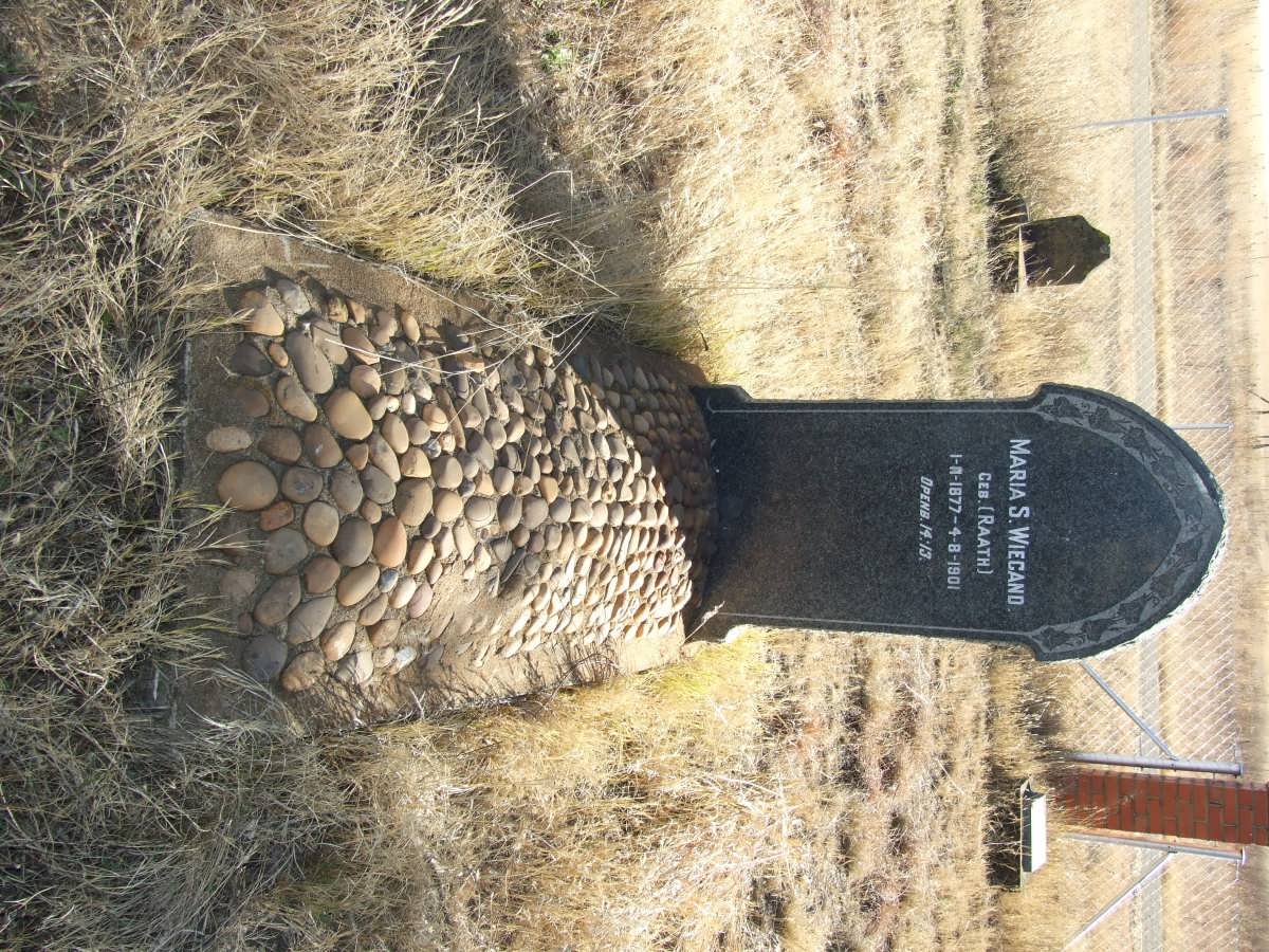 WIEGAND Maria S. nee RAATH 1877-1901