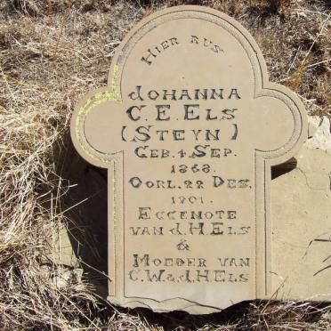 ELS Johanna C.E. nee STEYN 1868-1901